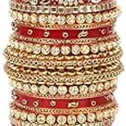 bianka Red Chuda Set: With Bangles Perfect for Women, Girls, Brides, and Celebrations!-picture-18