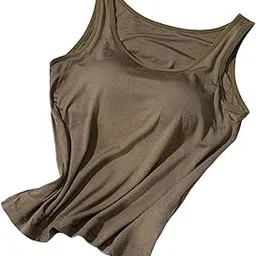 enakshi (label) Womens Tank Top Yoga Camisole Support Sleeveless for Fitness Daily Wear Yoga Green XXL|Clothing, Shoes & Accessories-picture-11