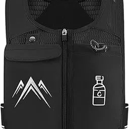 TRENDYNEST Hydration Vest Rucksack Adjustable Outdoor Sports Bag for Hiking Men 0 Black | Hydration Packs | Hiking Backpacks | 0 & Hiking-image-11