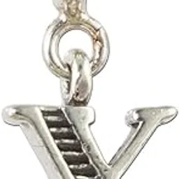 fourseven Jewellery 925 Sterling Silver English Alphabet Letter Charm Pendant, Fits in Bracelet and Chain for Men and Women-picture-21