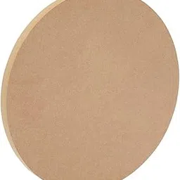 Adikala Round Circle MDF Pine Wood 3.5 mm Thick 14 inch MDF Board for Art and Craft Unfinished Round Wood Slices for Resin Art, Mandala Art,Pyrography, Painting (14 INCH - Set of 2)-picture-22