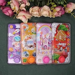 KAVIN Colorful Water Ring Game / Bubble Ring Toss Game / Double Button Water Ring Game Fun Play Toys for Kids (Set of 2 Pcs)-image-1