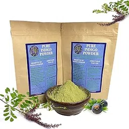 Ayurveda Amrita Premium Rajasthani Indigo Powder For Hair 200 Gram-picture-33