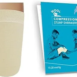 JianiMed Wool Prosthetic Stump Shrinkers – Above Knee, 35cm, Amputee Socks, Compression, 15-20, Warmth, Taiwan Excellence-picture-16