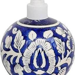 Skywalk Hand Painted Ceramic Liquid Soap Dispenser for Bathroom and Kitchen 250 Ml SWKA-1259-picture-59