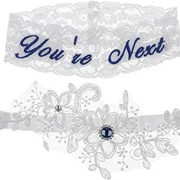 shopora 2 Piece Women'S Lace Flower Leg Garter Belt Rings Blue | Womens Clothing | Intimates & Sleep | Garter Belts-picture-55