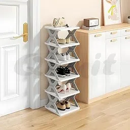Small Shoe Rack Without Assembly, Foldable and Saving Space, Vertical Shoe Organizer for Bedroom, Entryway, Kids, Closet, Living Room, Hallway, Small Space (6 Layer)-picture-10