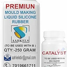 Aahkels Premium Silicone Mold Making Liquid Silicone Rubeer Comes with 250 Gram for Moulding DIY Resin, Soap, Candle, Crafts & More.-picture-18
