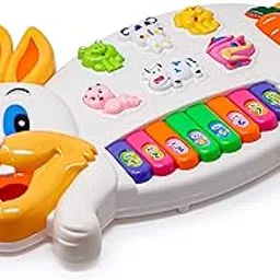 Zest 4 Toyz Musical Rabbit Piano Toy with Flashing Light & Sound for Kid, Early Development Musical Toy- Assorted (Pack of 1)-picture-28