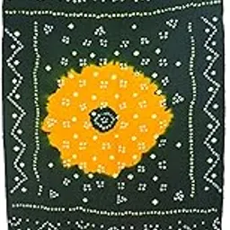 ethnics of kutch Women Bandhej [ Tie-Dye] Wool Shawl - 2.1 Mtr Length-picture-18