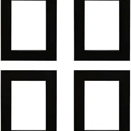 CALVILLE Mini 3 Inch Film Photo Frame compatible with Fuji Polaroid Instax Mini 12/11/99/EVO Instant Camera photos, Wooden Frame Holds 2.2x3.4 Inches for Wall & Tabletop Display (Black B) image 1