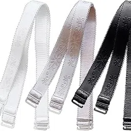 SalLady Bra Shoulder Straps Wide 3 Pairs Invisible Removable Replacement Adjustable Non-Slip Bra Straps for Women-picture-46