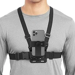 Adjustable Chest Harness Mount Strap for VLOG/POV Compatible with All Mobile Phones, GoPro, and Other Action Cameras-image-84