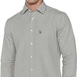u. s. polo assn. Men's Solid Tailored Fit Shirt-picture-48
