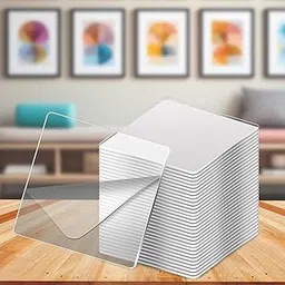 INFERNO® 10 Pieces Double Sided Adhesive Tape Heavy Duty for Home & Kitchen Stickers (Size - 6cm x 6cm Each)-picture-66