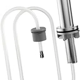 TRENDIVIBE Dish Soap Dispenser Tools Dish Lotion Sink Dispenser for Cafe Office Kitchen Silver-picture-12