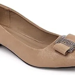 carlton london Women's Block Heel Round Toe Pumps - Elegant, Comfortable, and Stylish for Office, Casual and Semi-Formal Use-picture-21