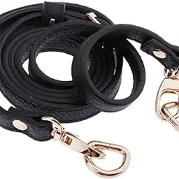 myaddiction 2xAdjustable Leather Bag Strap Replacement for Bag Making Black- Gold Buckle-picture-39