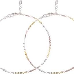 zavya 925 Sterling Silver Modest Chain Anklet | Gift for Women & Girls | With Certificate of Authenticity & 925 Stamp-picture-22