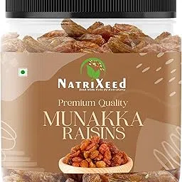 NatriXeed Kishmish Raisins Munakka 1kg| High-Fiber Superfood for Snacking Munakka 1000g | Cooking & Desserts | Clean Energy | Vegan-Friendly 1000gm-image-10