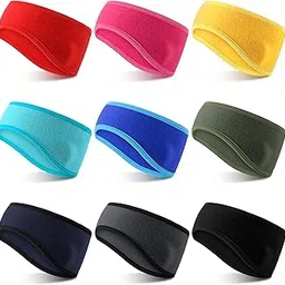 Zhehao Multicolor Fleece Ear Warmers for Kids, Unisex, Size 8.66 x 3.54 Inches, Running, Cycling, Skiing, Hiking, Children-picture-39
