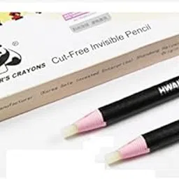 Jainsons Panda Hwail Cut-Free Invisible Wax Pencil for Writing Marking on Fabric, Cloth, Shoes-12 pcs-picture-58