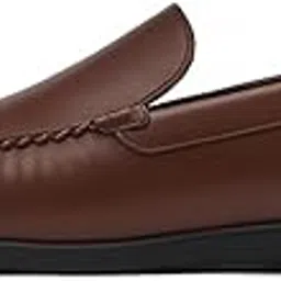 micheal feraas Premium Plus-Size Leather Loafers for Men | Wide & Lengthed Leather Loafer for Men-picture-13
