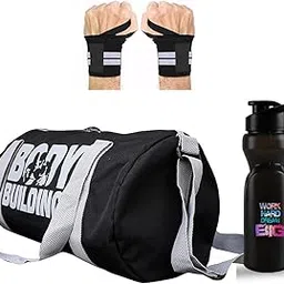 av brands Gym Bag Combo for Men ll Gym Bag, Bottle & Wrist Band ll Gym kit for Men l Gym & Fitness Kit-picture-18