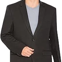 matelco Men Regular Fit Formal Black Coat | Lawyer Coat-picture-24