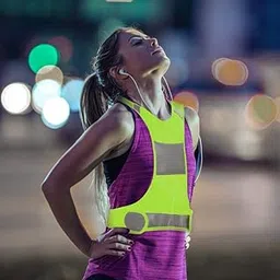 ubersweet Safety Vest, Portable Safty Waistcoat Lightweight Cycling Running Reflective Vest Reflective Waistcoat, for Running Sports(Fluorescent Yellow-XL Code) |||-picture-14