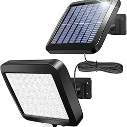 Solar Light Outdoor, 56 LED Solar Light Outside with Motion Detector, IP65 Waterproof Separable Solar Porch Light, 16.4 ft Cord Solar Security Light for Patio Yard Garage Fence 120° Lighting Angle.-picture-23