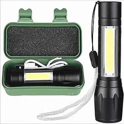 VTH USB Rechargeable Waterproof Mini LED Flashlight/Torch Light with 3 Modes of Light Flashing-picture-12