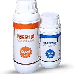 Epoxy Resin Clear 2:1 Ratio 12 hours cure all art in one resin 300-GRAM PACK (300-GRAM)-picture-17
