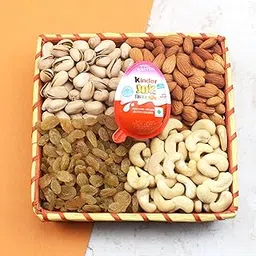 SFU E Com Dry Fruit Hamper Pack with Healthy Cashew, Almond, Pistachios & Raisin And Surprising Toy for Kids With Yummy Chocolates | 225-picture-30