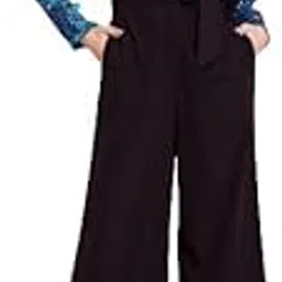 kassually Jumpsuits for women Casual Women Blue & Black Printed Basic Jumpsuit-picture-27