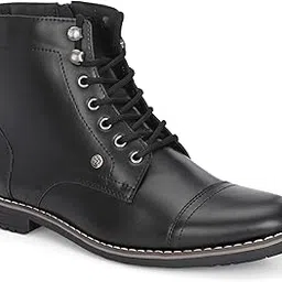 el paso Men Faux Leather Casual Lace Up Boots-picture-11