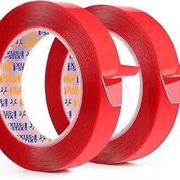 Ultra High Bond Tape || 12mm x 8mtr (Clear)-picture-31