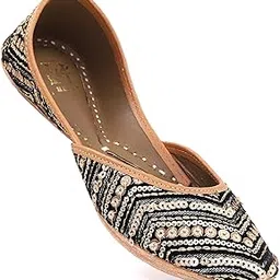 Ethnic Shoes Punjabi Shoes, Jutti, Mojari for Women and Girl-image-15