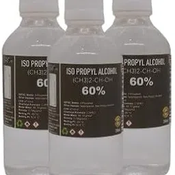 CERO ® IPA Isopropyl Alcohol for Cleaning, All Electronics, Clean Your Makeup Tools, Clean CPU, GPU and Screen, Repair Cosmetics 60% Pure [(CH3)2-CH-OH] CAS: 67-63-0 (250ml) Pack of 3-picture-32