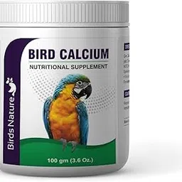BirdsNature Bird Calcium Powder Nutrition Supplement Provide Essential Calcium for Healthy Bird Breeding Healthcare (100g)-picture-20