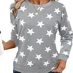 leotude Women's Knit Round Neck Regular Fit Sweatshirt-picture-35