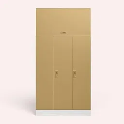 GODREJ INTERIO Almirah Slimline 3 Door Steel Almirah, Cupboard for Clothes (Textured Iced Coffee and Royal Ivory), 1 Year Warranty, Locker, 7 Shelves, Overhead Unit-picture-19
