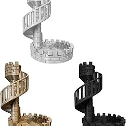 Fashion My Day Castle Dice Tower Easy Rolling Ornaments Alloy Dice Rolling Tower for RPG Gray-picture-16