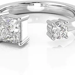 verozi 925 Sterling Silver Couplet Ring for Women, Adjustable, Cubic Zirconia AAAAA Ring, Fine Jewellery Gifts for Women & Girls, Assured Purity & 6 Month Warranty*-picture-36