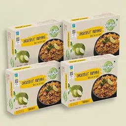 Wakao Jackfruit Biryani - Pack of 4 | 100% Veg | Flavorful & Aromatic | Ready-to-Eat Meal | No Preservatives-picture-16