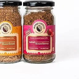 Impulse Coffees Pack of 2 Berilicious Duo Strawberry & Hazelnut Combo | Instant Coffee Premix with Hazelnut Coffee Powder & Strawberry Flavour | Instant Coffee Powder | Ideal Coffee Solution |50g Each-picture-10