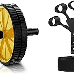 AB Wheel and Finger Grip Combo for Core Strength, Toning, and Hand Workouts-picture-10