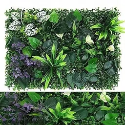 Zyvola Realistic Artificial Boxwood Hedge Panel for Indoor/Outdoor Decor - Versatile Fake Greenery Wall for Home, Garden, & Weddings-picture-57