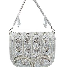 the tan clan Kavya Beige Flap Over Bag Clutch Purses Luxury Evening Handbags with Handle-picture-45