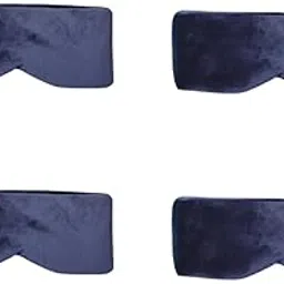 Samtrish Lightweight Velvet Sleep Eye Mask | Ultra Comfort for Travel, Naps, Meditation | One Size | Blocks 99.9% of Light. | Pack of 4-picture-53